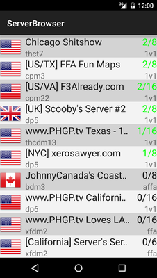 Emulate Android APK Reflex Server Browser