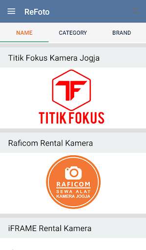 Run android online APK ReFoto: Rental Alat Fotografi from MyAndroid or emulate ReFoto: Rental Alat Fotografi using MyAndroid