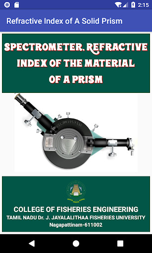 Run android online APK Refractive Index of the Material of a Prism from MyAndroid or emulate Refractive Index of the Material of a Prism using MyAndroid
