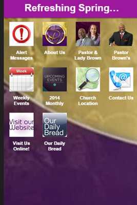 Emulate Android APK Refreshing Springs COGIC