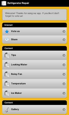 Emulate Android APK Refrigerator Repair