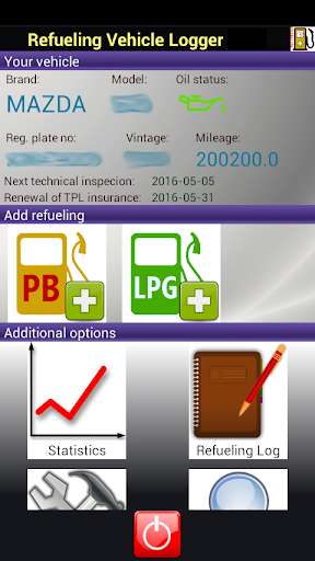 Run android online APK Refueling Vehicle Logger from MyAndroid or emulate Refueling Vehicle Logger using MyAndroid