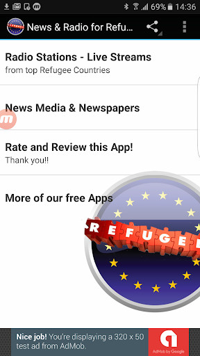 Emulate Android APK Refugee Radio  News