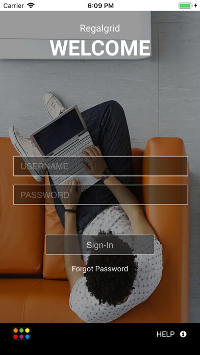 Emulate iPhone app RegalgridApp using MyAndroid