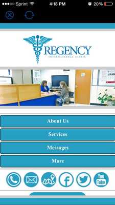 Emulate Android APK Regency Clinic