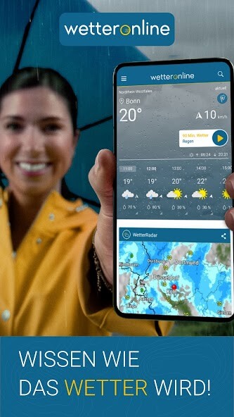 Run android online APK RegenRadar mit Unwetterwarnung from MyAndroid or emulate RegenRadar mit Unwetterwarnung using MyAndroid