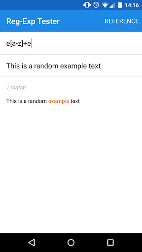 Emulate Android APK Reg-Exp Tester Emulate Android APK Reg-Exp Tester