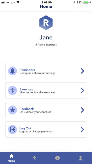 Emulate iPhone app Regimen - Back Pain Relief using MyAndroid Emulate iPhone app Regimen - Back Pain Relief using MyAndroid