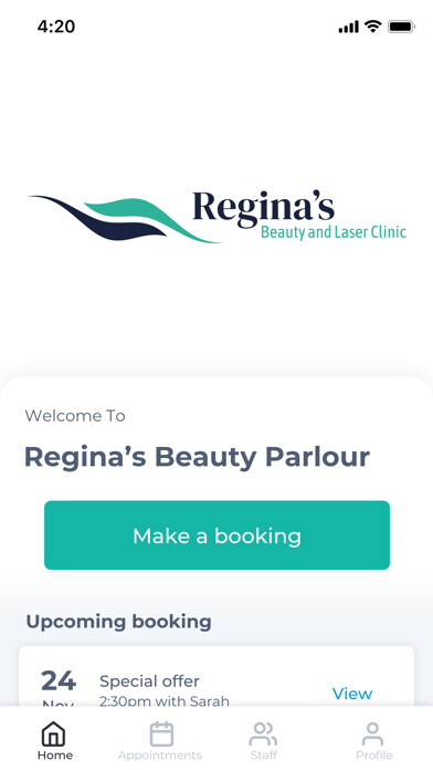 Emulate iPhone app Regina’s Beauty Parlour using MyAndroid Emulate iPhone app Regina’s Beauty Parlour using MyAndroid