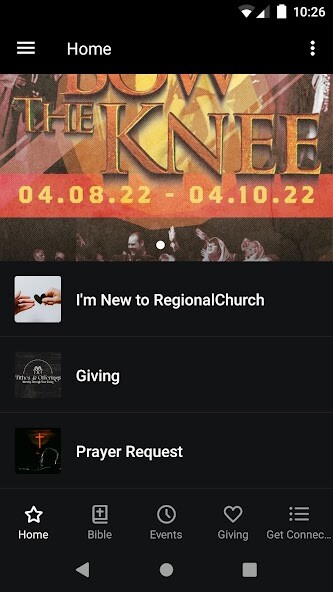 Run android online APK Regional Church from MyAndroid or emulate Regional Church using MyAndroid
