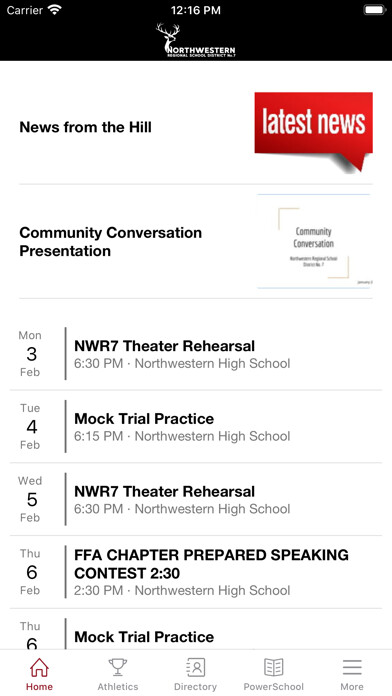 Emulate iPhone app Regional School District no.7 using MyAndroid Emulate iPhone app Regional School District no.7 using MyAndroid