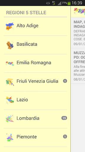 Run android online APK Regioni 5 Stelle from MyAndroid or emulate Regioni 5 Stelle using MyAndroid