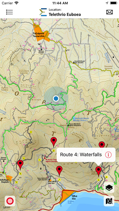 Emulate iPhone app Region of Central Greece Maps using MyAndroid Emulate iPhone app Region of Central Greece Maps using MyAndroid