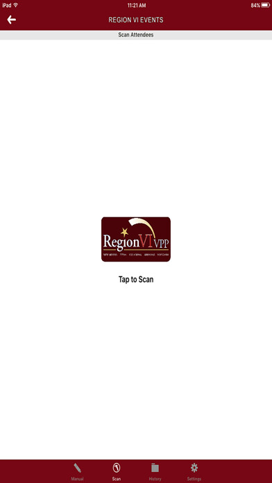 Emulate iPhone app Region VI Event Scanner using MyAndroid Emulate iPhone app Region VI Event Scanner using MyAndroid