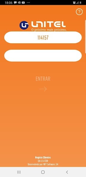 Run android online APK Registo de Clientes Unitel from MyAndroid or emulate Registo de Clientes Unitel using MyAndroid