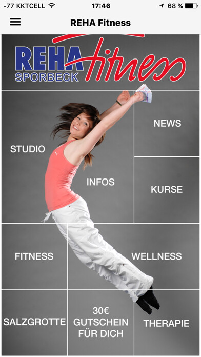 Emulate iPhone app Reha-Fitness Sporbeck using MyAndroid Emulate iPhone app Reha-Fitness Sporbeck using MyAndroid