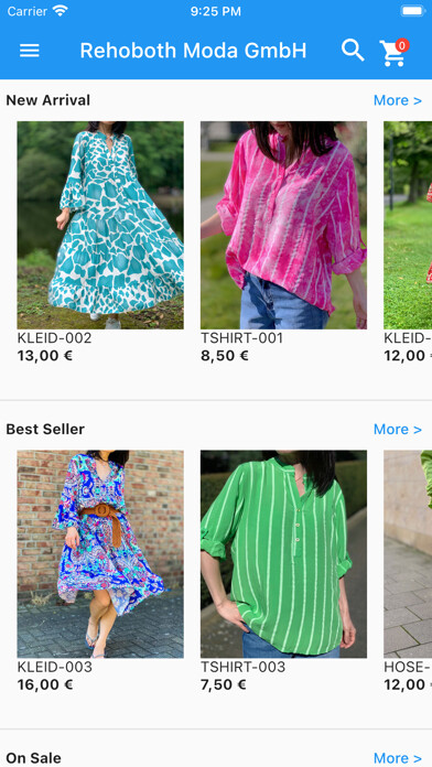 Emulate iPhone app Rehoboth Moda using MyAndroid Emulate iPhone app Rehoboth Moda using MyAndroid