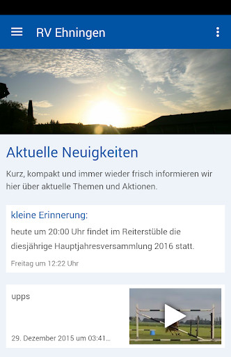 Run android online APK Reit-Fahrverein Ehningen e.V. from MyAndroid or emulate Reit-Fahrverein Ehningen e.V. using MyAndroid