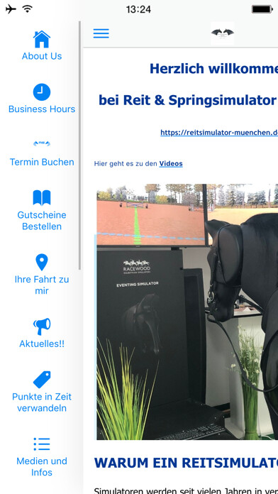Emulate iPhone app Reit & Springsimulator München using MyAndroid Emulate iPhone app Reit & Springsimulator München using MyAndroid