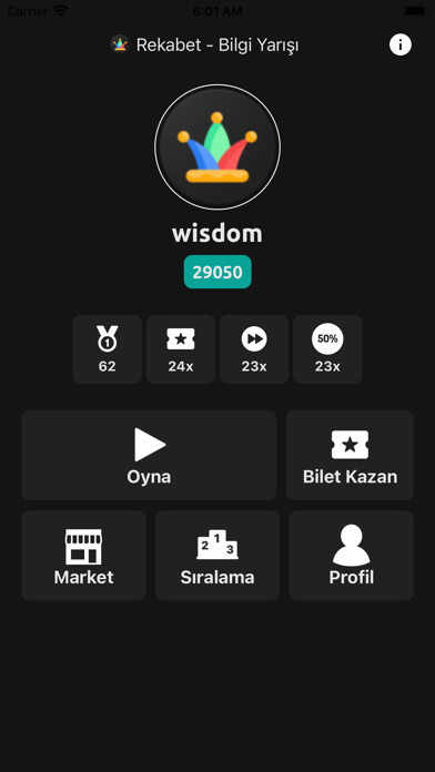 Emulate iPhone app Rekabet - Bilgi Yar??mas? using MyAndroid Emulate iPhone app Rekabet - Bilgi Yar??mas? using MyAndroid
