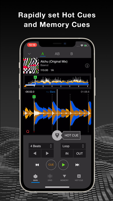 Emulate iPhone app rekordbox - DJ Music Manager using MyAndroid