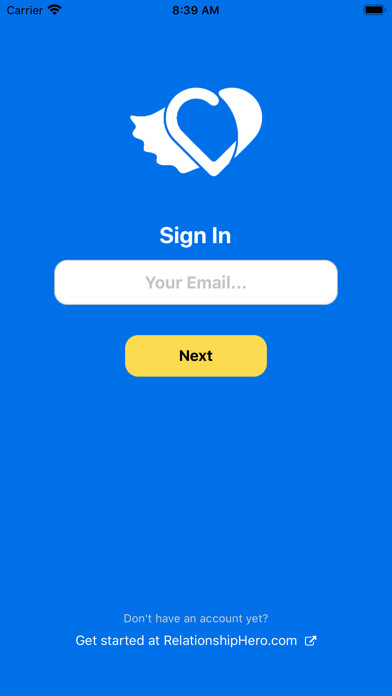 Emulate iPhone app Relationship Hero using MyAndroid Emulate iPhone app Relationship Hero using MyAndroid