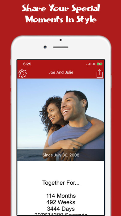 Emulate iPhone app Relationship Since Calculator using MyAndroid