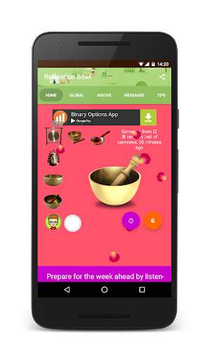 Run android online APK Relaxation Bowl from MyAndroid or emulate Relaxation Bowl using MyAndroid
