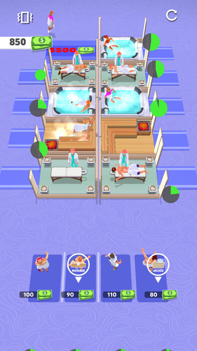 Emulate iPhone app Relax Center using MyAndroid