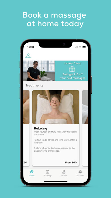 Emulate iPhone app Relaxgo - Massage at home using MyAndroid Emulate iPhone app Relaxgo - Massage at home using MyAndroid