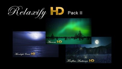 Emulate iPhone app Relaxify HD Pack II using MyAndroid