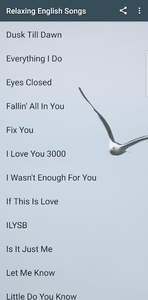 Run android online APK Relaxing English Songs from MyAndroid or emulate Relaxing English Songs using MyAndroid