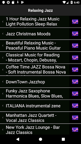 Run android online APK Relaxing Jazz from MyAndroid or emulate Relaxing Jazz using MyAndroid