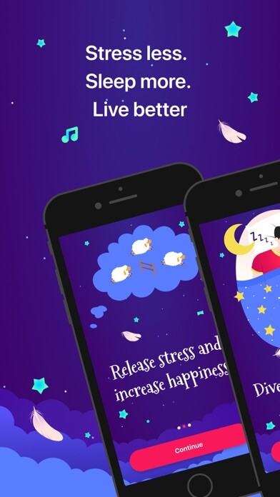Emulate iPhone app Relaxing Sleep Sounds app using MyAndroid