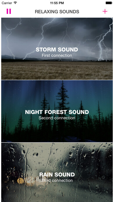 Emulate iPhone app Relaxing Sounds APP using MyAndroid Emulate iPhone app Relaxing Sounds APP using MyAndroid