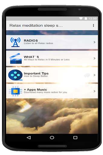 Emulate Android APK Relax meditation sleep sounds Emulate Android APK Relax meditation sleep sounds