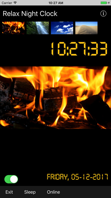 Emulate iPhone app Relax Night Clock using MyAndroid Emulate iPhone app Relax Night Clock using MyAndroid