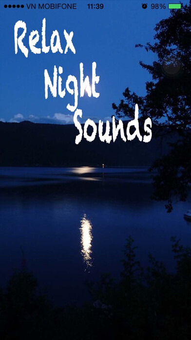 Emulate iPhone app Relax Night Sounds - White Noise using MyAndroid