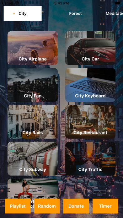 Emulate iPhone app Relax Sounds - Calming using MyAndroid Emulate iPhone app Relax Sounds - Calming using MyAndroid