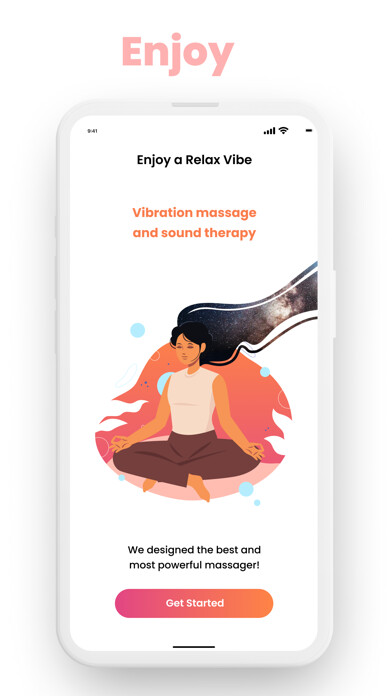 Emulate iPhone app Relax Vibe - Phone Massager using MyAndroid Emulate iPhone app Relax Vibe - Phone Massager using MyAndroid
