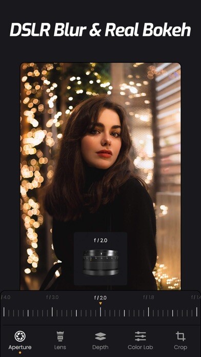 Emulate iPhone app ReLens Camera-DSLR Portrait using MyAndroid