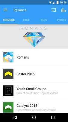 Emulate Android APK Reliance Church Australia