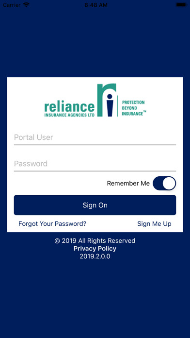 Emulate iPhone app Reliance Insurance Online using MyAndroid Emulate iPhone app Reliance Insurance Online using MyAndroid