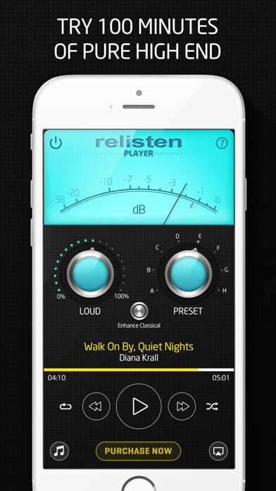 Emulate iPhone app Relisten Player Lite, the music optimiser using MyAndroid Emulate iPhone app Relisten Player Lite, the music optimiser using MyAndroid