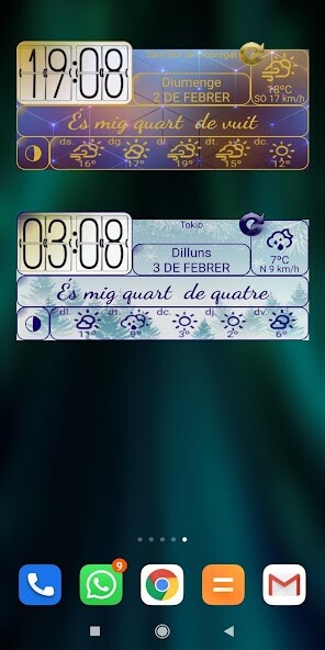 Run android online APK RellotCat. Clock and weather widget in catalan from MyAndroid or emulate RellotCat. Clock and weather widget in catalan using MyAndroid