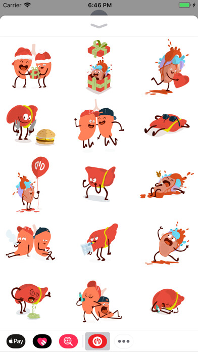 Emulate iPhone app Reload Organs Stickers using MyAndroid Emulate iPhone app Reload Organs Stickers using MyAndroid