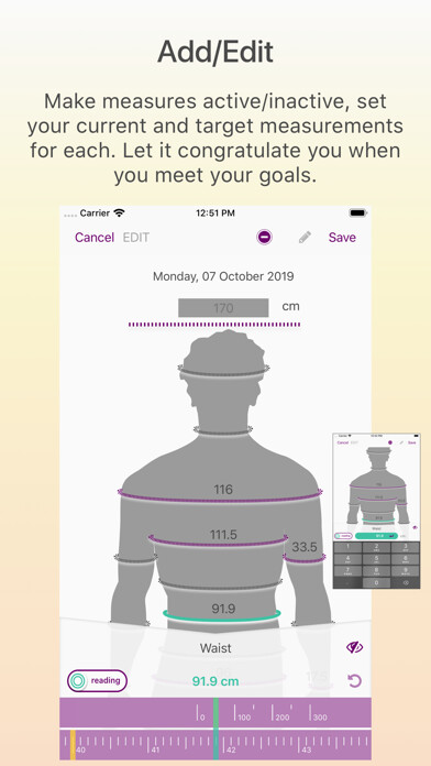 Emulate iPhone app Remeasure Men Body using MyAndroid