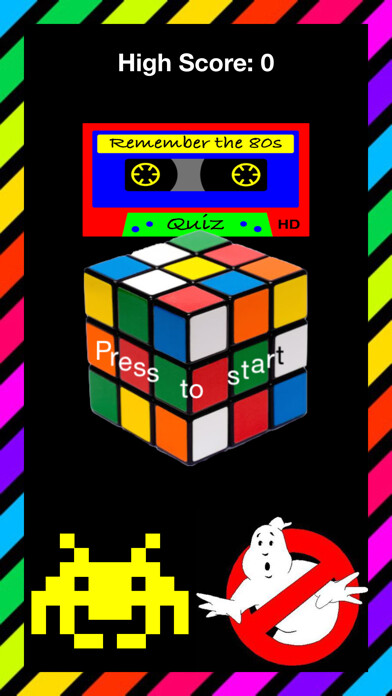 Emulate iPhone app Remember The 80s HD using MyAndroid