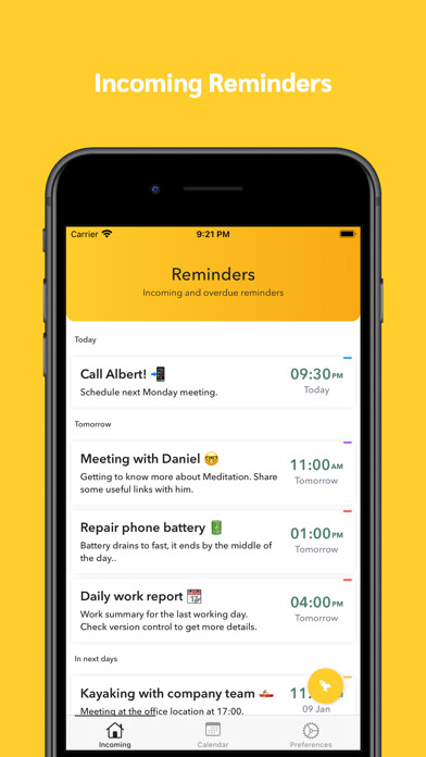 Emulate iPhone app Reminder - Smart Schedule using MyAndroid Emulate iPhone app Reminder - Smart Schedule using MyAndroid