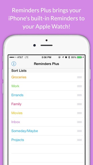 Emulate iPhone app Reminders Plus for Apple Watch using MyAndroid Emulate iPhone app Reminders Plus for Apple Watch using MyAndroid